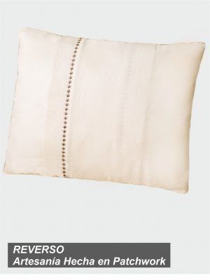 Funda de Cojín Exclusiva – 29X22 cm. – Hecha en Patchwork y Quilting JU502-0005