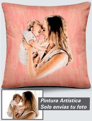 Cojín Personalizado a 360º, 45X45 cm. en Terciopelo. PC501-4545A001-002