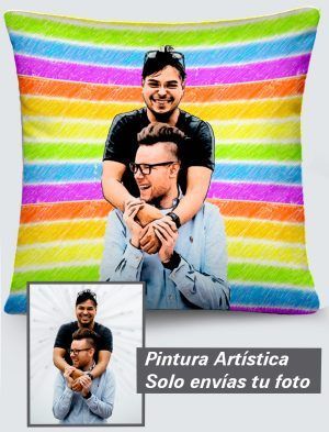 Cojín Personalizado a 360º, 45X45 cm. en Terciopelo. PC501-4545A022-002