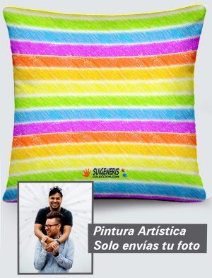 Cojín Personalizado a 360º, 45X45 cm. en Terciopelo. PC501-4545A022-002