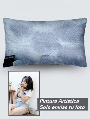 Cojín Personalizado a 360º, 50X30 cm. en Terciopelo. PC501-5030A016-002