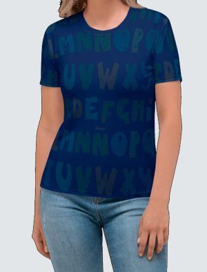 Camiseta Mujer – Diseñada con Imagen a 360º  EC001-001A006