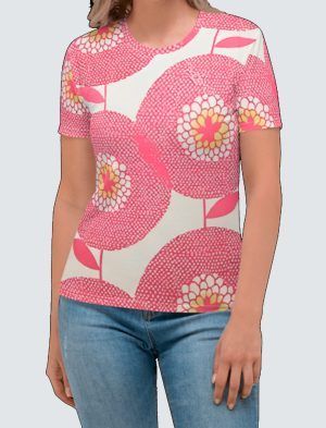 Camiseta Mujer – Diseñada con Imagen a 360º  EC001-001A016