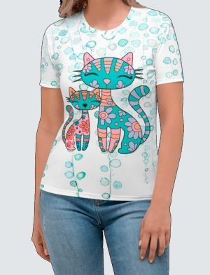 Camiseta Mujer – Diseñada con Imagen a 360º  EC001-001A019