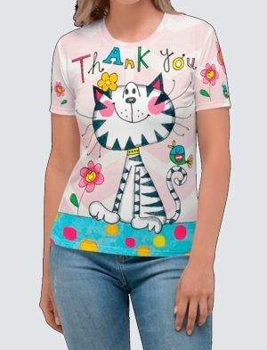 Camiseta Mujer – Diseñada con Imagen a 360º  EC001-001A021