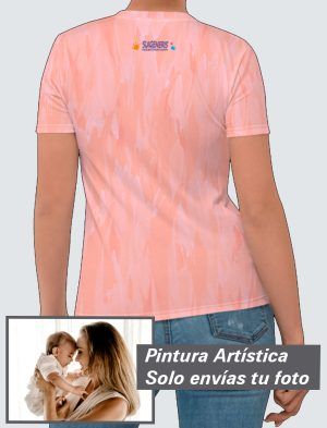 Camiseta Mujer – Personalizada con Pintura Artística 360º  PC001-001A001