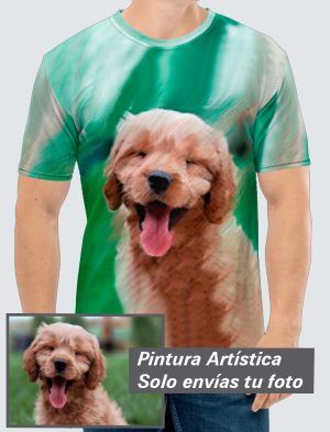 Camiseta Hombre – Personalizada con Pintura Artística 360º  PC001-002A011